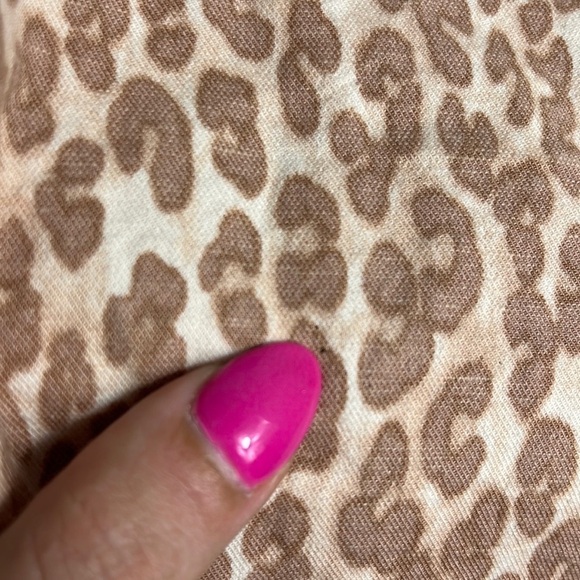 Anthropologie The Wanderer Animal Print Cargo Trouser Pants Size 25 - Picture 5 of 12